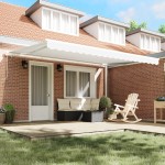 vidaXL Umbra retractabilă albă 450x300 cm vidaXL Umbra retractabilă albă 450x300 cm