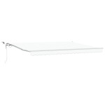vidaXL Pergolă Retractabilă Automată cu LED Alb 450x300 cm vidaXL Pergolă Retractabilă Automată cu LED Alb 450x300 cm