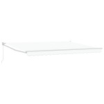 vidaXL Obloane Manuale Retractabile Albe 450x300 cm