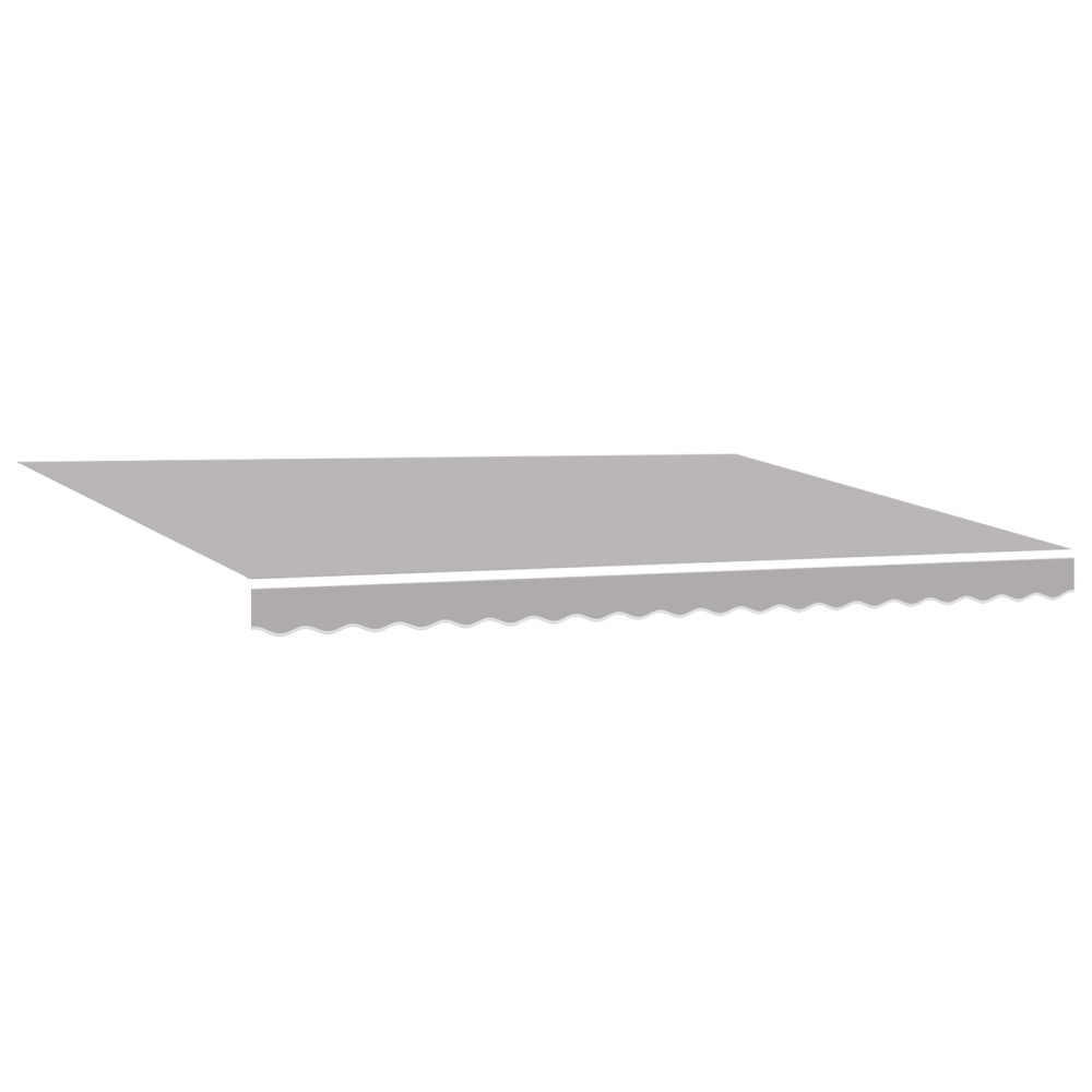 vidaXL Umbrelă gri deschis Manual Gri deschis 450 × 300 cm Poliester