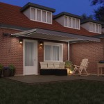 Marchiză Retractabilă Manuală cu Lumină LED Gri Deschis 450x300 cm Marchiză Retractabilă Manuală cu Lumină LED Gri Deschis 450x300 cm