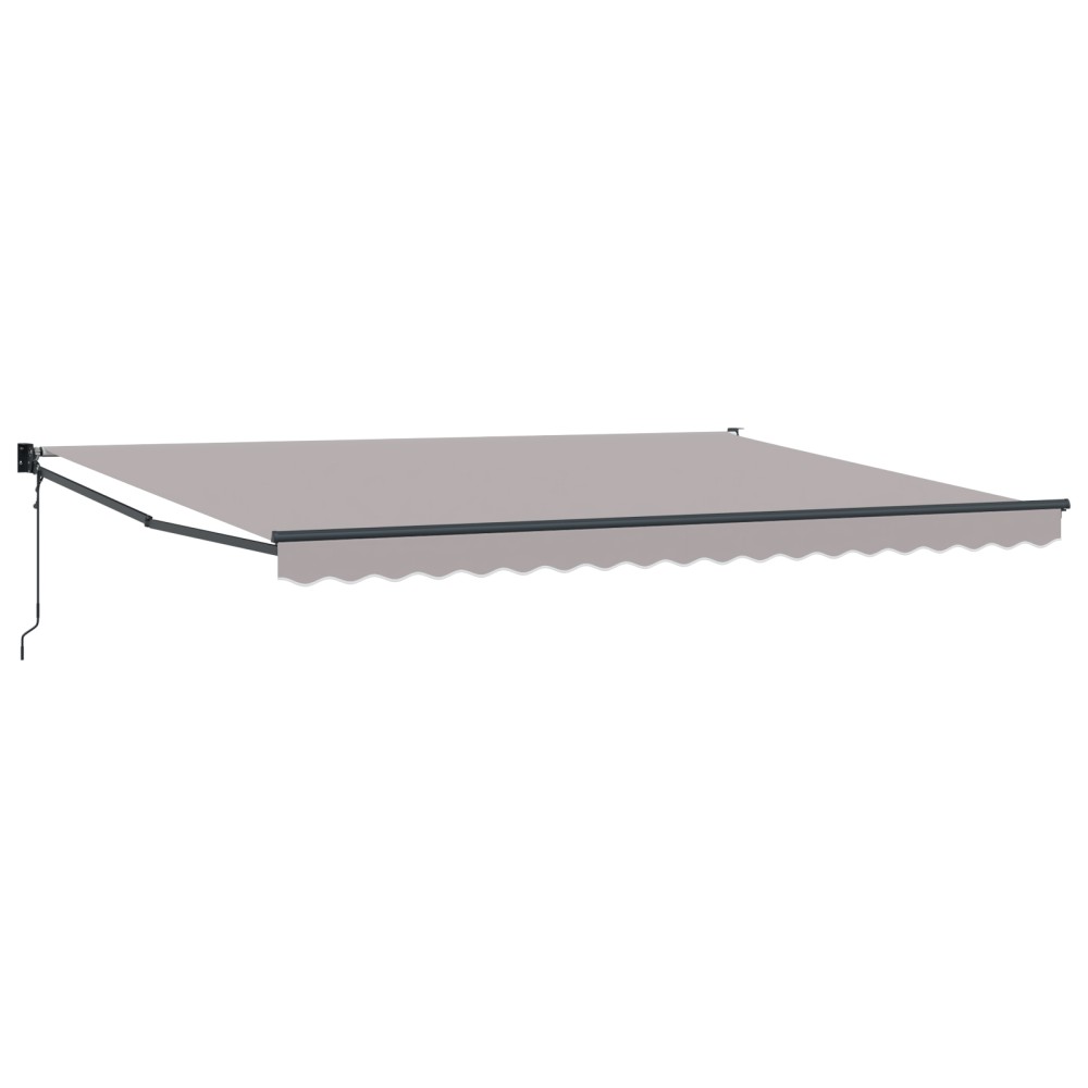 vidaXL Perdea Automată Retractabilă Gri Deschis 450x300 cm