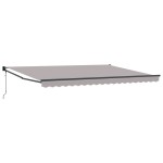 vidaXL Perdea Automată Retractabilă Gri Deschis 450x300 cm vidaXL Perdea Automată Retractabilă Gri Deschis 450x300 cm