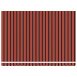 vidaXL Obloane Retractabile Portocalii și Maro 450x350 cm