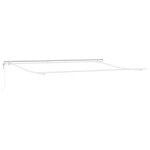 vidaXL Markiză retractabilă Galben și portocaliu 450 × 350 cm