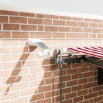 vidaXL Țesătură pentru copertină cu Roșu și Alb 450 × 350 cm Poliester