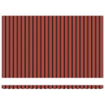 vidaXL Cortina Retractabilă Portocalie și maro 500 × 300 cm