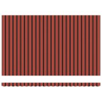 vidaXL Cortina Retractabilă Manual Portocaliu și negru 500 × 300 cm