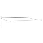 vidaXL Cortina Retractabilă Galben și portocalie 500 × 300 cm