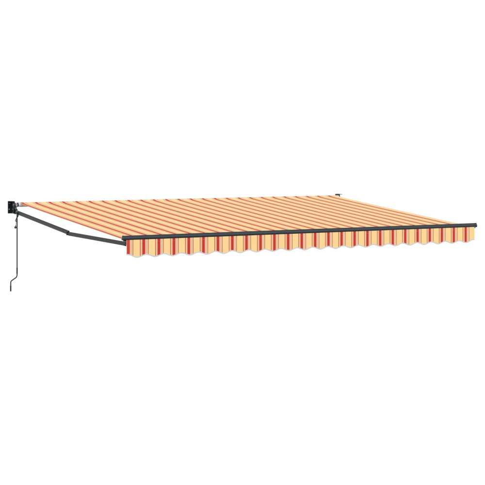 vidaXL Cortina Retractabilă Crem 500 × 300 cm Stofă și Metal