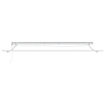 vidaXL Marquise Retractabilă Automată cu LED Dungi Roșii și Albe 500x300 cm