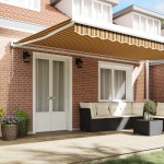 vidaXL Tarp Retractabil cu Dungi Colorate 500x300 cm