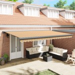 vidaXL Cortina Retractabilă Multicolour 500 × 300 cm Stofă și Metal vidaXL Cortina Retractabilă Multicolour 500 × 300 cm Stofă și Metal