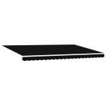 Marchiza retractabilă manuală vidaXL Neagră 500x300 cm Marchiza retractabilă manuală vidaXL Neagră 500x300 cm