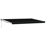 Marchiză Retractabilă Automată Neagră 500x300 cm Marchiză Retractabilă Automată Neagră 500x300 cm