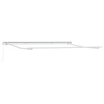 marchiză manuală retractabilă vidaXL Alb 500x300 cm marchiză manuală retractabilă vidaXL Alb 500x300 cm