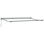 vidaXL Cortina Retractabilă Alb 500x300 cm țesătură