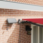 Marchiză manuală retractabilă vidaXL cu LED Roșie 500x300 cm Marchiză manuală retractabilă vidaXL cu LED Roșie 500x300 cm