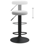 vidaXL Scaune de bar, 2 buc., gri deschis, catifea vidaXL Scaune de bar, 2 buc., gri deschis, catifea