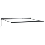 vidaXL Umbrelă automată retractabilă roșie 500x300 cm