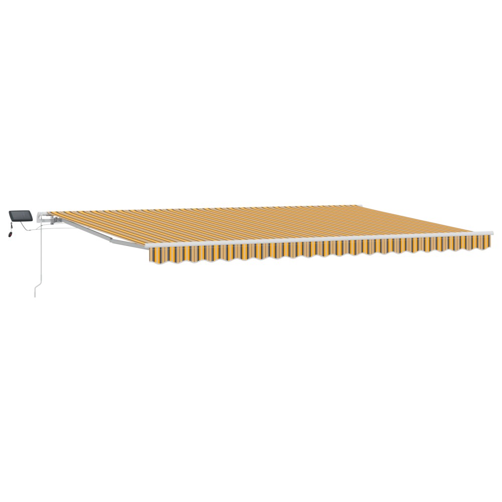 vidaXL Cortina Retractabilă cu Manual 500 × 350 cm Multicolour