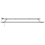vidaXL Cortina Retractabilă Manual Multicolour 500 × 350 cm țesătură