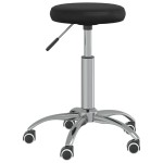 vidaXL Scaun de birou pivotant, negru, piele ecologică vidaXL Scaun de birou pivotant, negru, piele ecologică