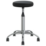 vidaXL Scaun de birou pivotant, negru, piele ecologică vidaXL Scaun de birou pivotant, negru, piele ecologică