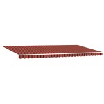 vidaXL Pergola Automată Retractabilă Portocalie și Maro, 600 x 300 cm vidaXL Pergola Automată Retractabilă Portocalie și Maro, 600 x 300 cm