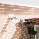 vidaXL Cortina Retractabilă portocaliu și maro 600 × 300 cm țesătură vidaXL Cortina Retractabilă portocaliu și maro 600 × 300 cm țesătură