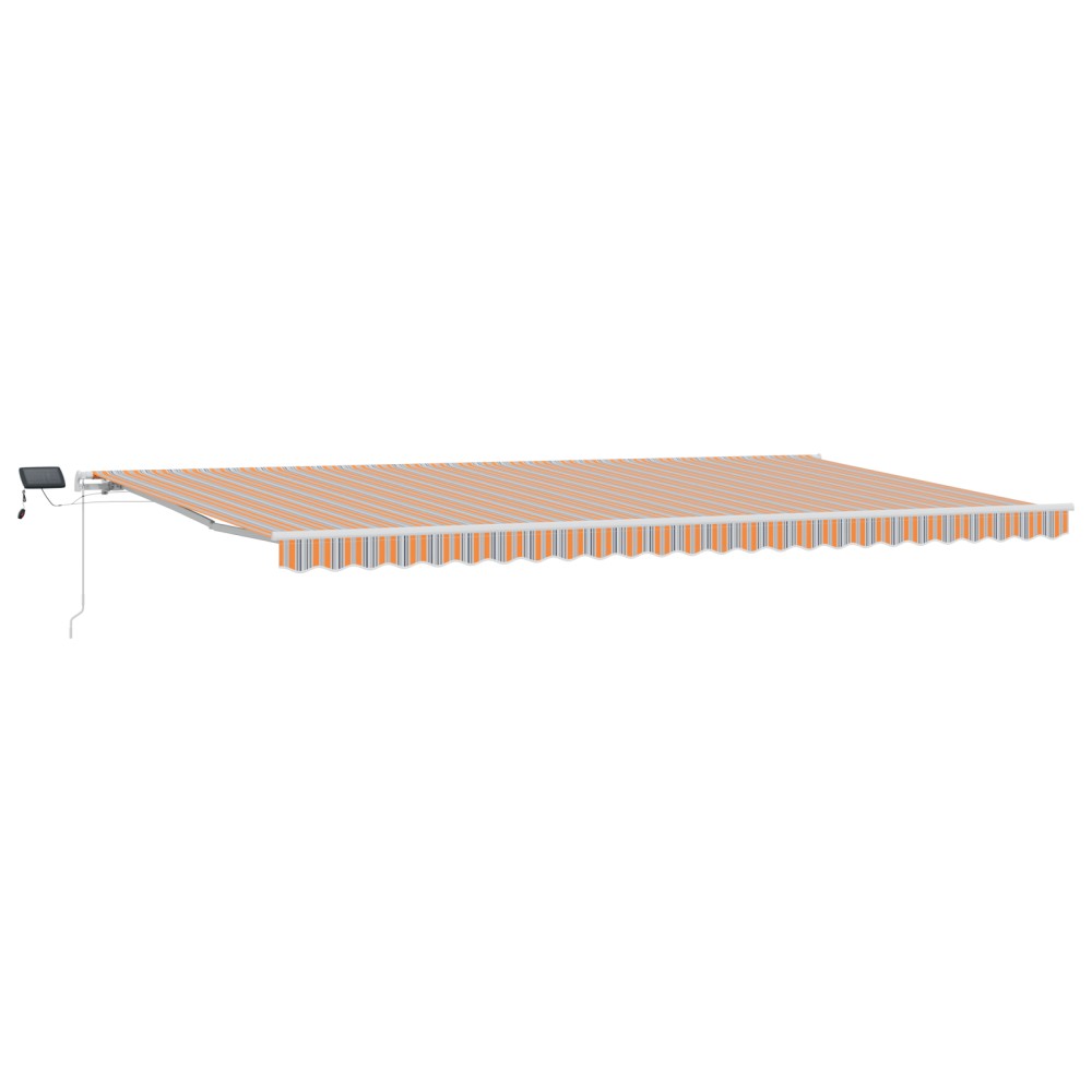 vidaXL Cortina Retractabilă cu Manual 600 × 300 cm Multicolour