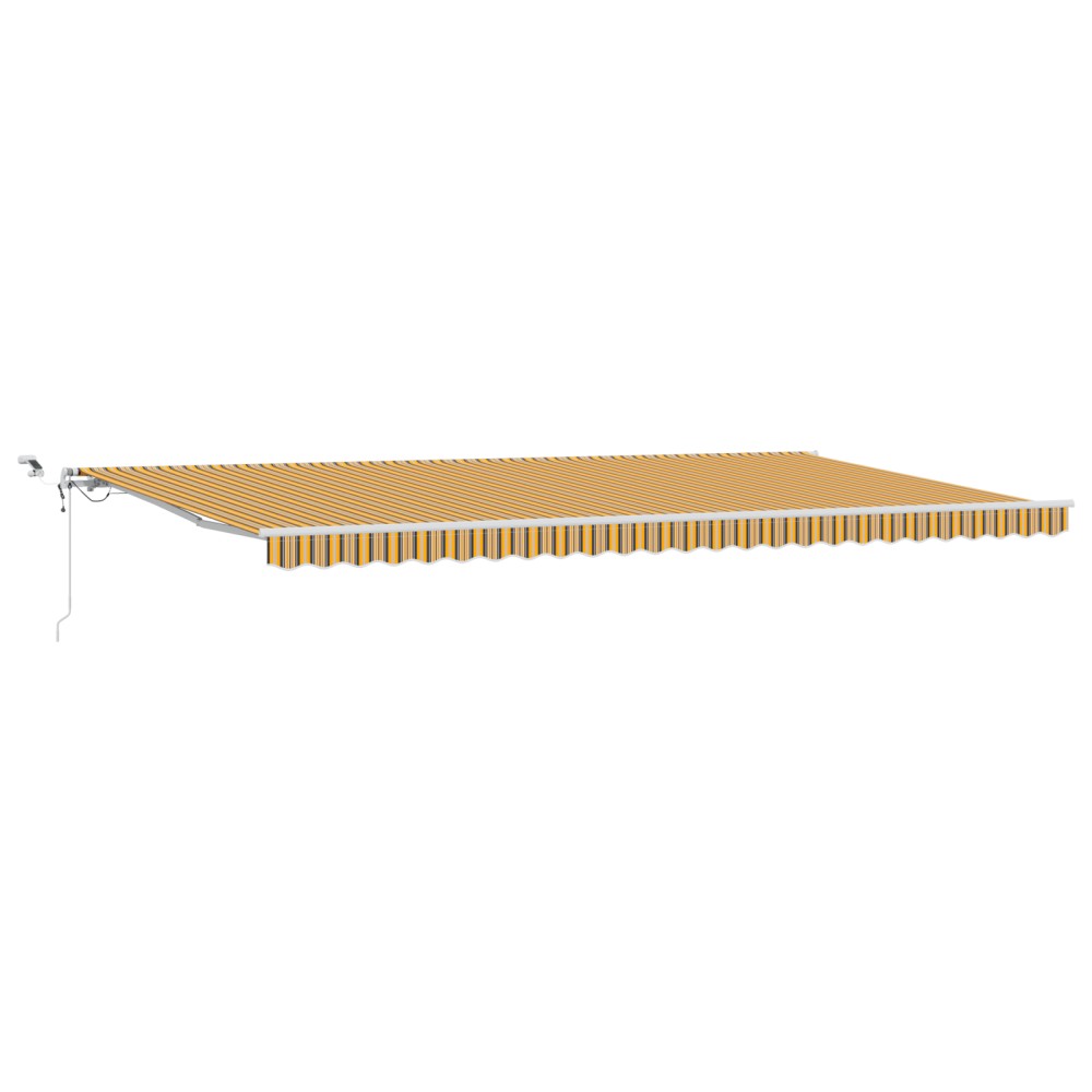 vidaXL Cortina Retractabilă Multicolour 600 × 300 cm Stofă și Metal