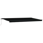 vidaXL Obloane retracțabile automate , negre, 600 x 300 cm vidaXL Obloane retracțabile automate , negre, 600 x 300 cm