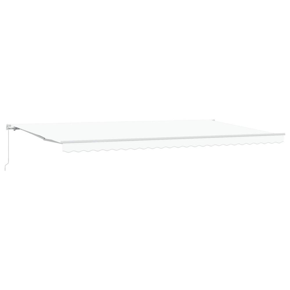 vidaXL Marka retractabilă albă 600x300 cm