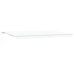 vidaXL Marka retractabilă albă 600x300 cm