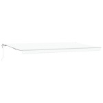 vidaXL Cortina Retractabilă 600 × 300 cm Alb