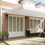 vidaXL Cortina Retractabilă 600 × 300 cm Alb