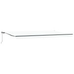 vidaXL Umbrelă albă Manual Alb 600 × 300 cm Poliester vidaXL Umbrelă albă Manual Alb 600 × 300 cm Poliester