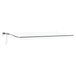 Marchiză retractabilă manuală vitaXL cu LED alb 600x300 cm Marchiză retractabilă manuală vitaXL cu LED alb 600x300 cm