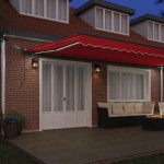 vidaXL Țesătură pentru copertină cu Roșu 600 × 300 cm Poliester