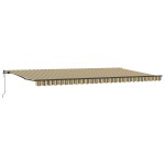 vidaXL Pergola automată retractabilă , verde și galben, 600 x 300 cm vidaXL Pergola automată retractabilă , verde și galben, 600 x 300 cm