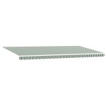 Marchiză retractabilă manuală vidaXL cu LED Verde și Alb 600x300 cm Marchiză retractabilă manuală vidaXL cu LED Verde și Alb 600x300 cm