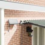 Marchiză retractabilă manuală vidaXL cu LED Verde și Alb 600x300 cm Marchiză retractabilă manuală vidaXL cu LED Verde și Alb 600x300 cm