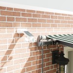 marchiza automată retractabilă cu LED Verde și Alb 600x300 cm marchiza automată retractabilă cu LED Verde și Alb 600x300 cm