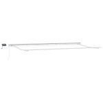 vidaXL Cortina Retractabilă cu Manual 600 × 350 cm portocaliu și maro