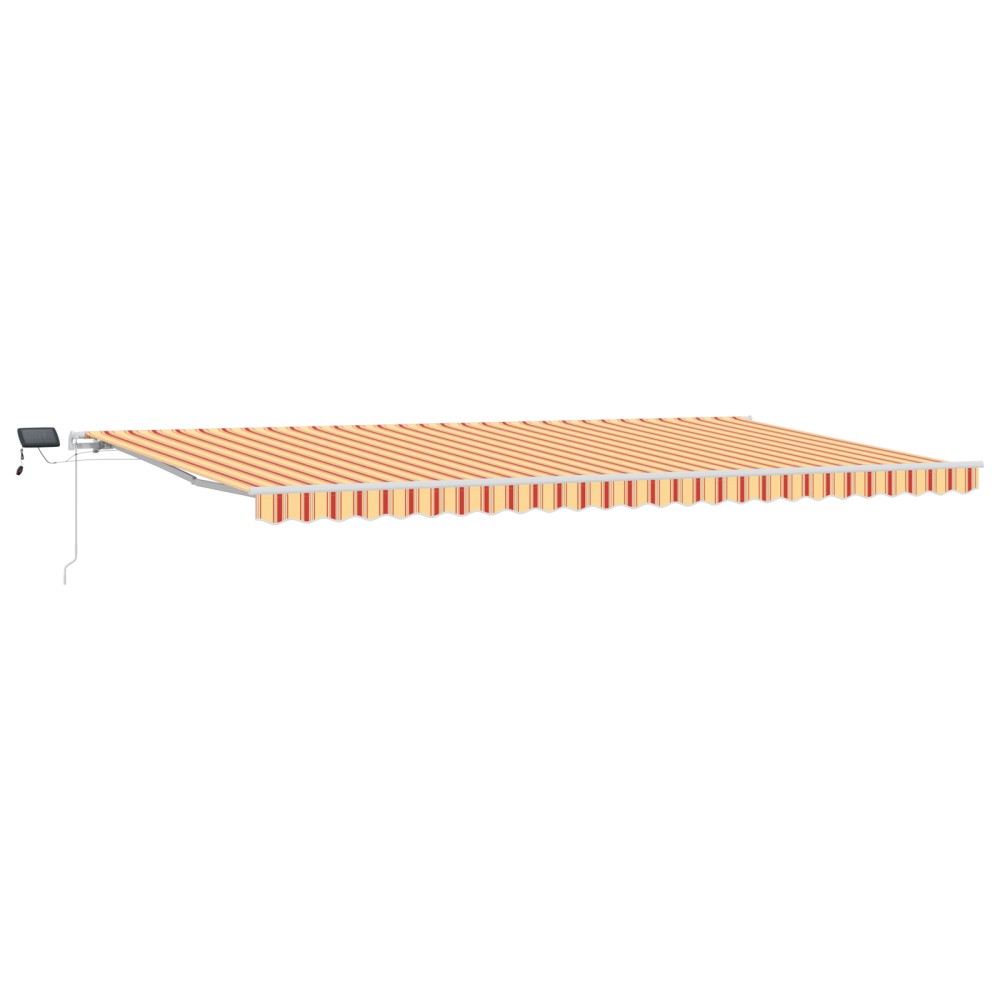 vidaXL Markiză Galben și portocaliu 600 × 350 cm galben și portocaliu