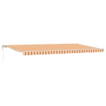 vidaXL Cortina Retractabilă 600 × 350 cm galben și portocaliu