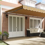vidaXL Markiză Automată Retractabilă cu Fâșii Colorate 600 x 350 cm vidaXL Markiză Automată Retractabilă cu Fâșii Colorate 600 x 350 cm