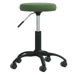vidaXL Scaun pivotant de birou catifea verde închis vidaXL Scaun pivotant de birou catifea verde închis