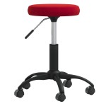 vidaXL Scaun de birou pivotant, roșu vin, catifea vidaXL Scaun de birou pivotant, roșu vin, catifea